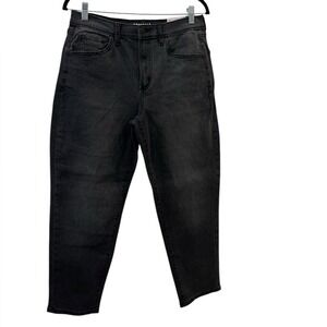 SONOMA Ultra High Rise Mom Jean Black Wash Size 4R